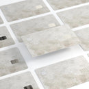 Faded White and Gray Royal Pattern - Premium Protective Decal Skin-Kit for the Apple Credit Card