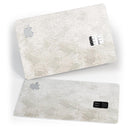 Faded White and Gray Royal Pattern - Premium Protective Decal Skin-Kit for the Apple Credit Card