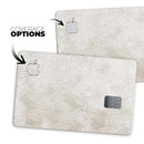 Faded White and Gray Royal Pattern - Premium Protective Decal Skin-Kit for the Apple Credit Card