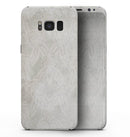 Faded White and Gray Royal Pattern - Samsung Galaxy S8 Full-Body Skin Kit