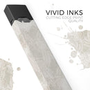 Faded White and Gray Royal Pattern - Premium Decal Protective Skin-Wrap Sticker compatible with the Juul Labs vaping device
