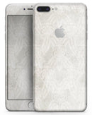 Faded White and Gray Royal Pattern - Skin-kit for the iPhone 8 or 8 Plus