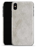 Faded White and Gray Royal Pattern - iPhone X Clipit Case