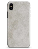 Faded White and Gray Royal Pattern - iPhone X Clipit Case