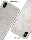 Faded White and Gray Royal Pattern - iPhone X Clipit Case