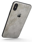 Faded White and Gray Royal Pattern - iPhone X Skin-Kit