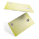 Faded Yellow Micro Grunge Dots - Premium Protective Decal Skin-Kit for the Apple Credit Card