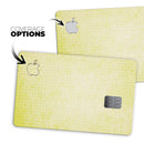 Faded Yellow Micro Grunge Dots - Premium Protective Decal Skin-Kit for the Apple Credit Card
