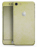 Faded Yellow Micro Grunge Dots - Skin-kit for the iPhone 8 or 8 Plus