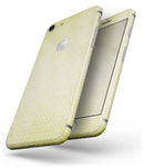 Faded Yellow Micro Grunge Dots - Skin-kit for the iPhone 8 or 8 Plus