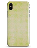 Faded Yellow Micro Grunge Dots - iPhone X Clipit Case