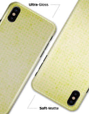 Faded Yellow Micro Grunge Dots - iPhone X Clipit Case