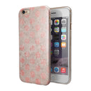 Fading Brown and Red Polkadotted Pattern iPhone 6/6s or 6/6s Plus 2-Piece Hybrid INK-Fuzed Case