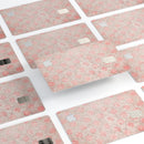 Fading Brown and Red Polkadotted Pattern - Premium Protective Decal Skin-Kit for the Apple Credit Card