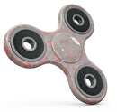 Fading Brown and Red Polkadotted Pattern Full-Body Fidget Spinner Skin-Kit