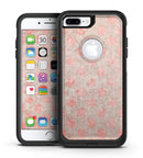 Fading Brown and Red Polkadotted Pattern - iPhone 7 or 7 Plus Commuter Case Skin Kit