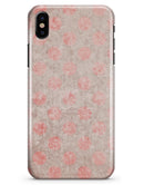 Fading Brown and Red Polkadotted Pattern - iPhone X Clipit Case