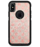 Fading Brown and Red Polkadotted Pattern - iPhone X OtterBox Case & Skin Kits