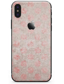 Fading Brown and Red Polkadotted Pattern - iPhone X Skin-Kit