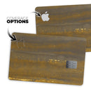Fading Golden Fire Field - Premium Protective Decal Skin-Kit for the Apple Credit Card