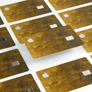 Fading Golden Fire Field V2 - Premium Protective Decal Skin-Kit for the Apple Credit Card