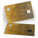 Fading Golden Fire Field V2 - Premium Protective Decal Skin-Kit for the Apple Credit Card