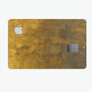Fading Golden Fire Field V2 - Premium Protective Decal Skin-Kit for the Apple Credit Card