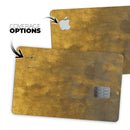 Fading Golden Fire Field V2 - Premium Protective Decal Skin-Kit for the Apple Credit Card
