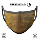 Fading Golden Fire Field V2 - Made in USA Mouth Cover Unisex Anti-Dust Cotton Blend Reusable & Washable Face Mask with Adjustable Sizing for Adult or Child