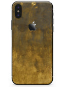 Fading Golden Fire Field V2 - iPhone X Skin-Kit