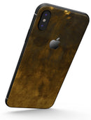 Fading Golden Fire Field V2 - iPhone X Skin-Kit