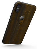 Fading Golden Fire Field - iPhone X Skin-Kit