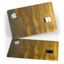 Fading Golden Ridges - Premium Protective Decal Skin-Kit for the Apple Credit Card