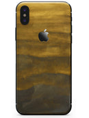 Fading Golden Ridges - iPhone X Skin-Kit