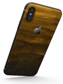 Fading Golden Ridges - iPhone X Skin-Kit