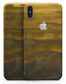 Fading Golden Ridges - iPhone X Skin-Kit