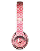 Fading Red and White Snowflake Pattern Full-Body Skin Kit for the Beats by Dre Solo 3 Wireless Headphones