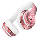Fading Red and White Snowflake Pattern Full-Body Skin Kit for the Beats by Dre Solo 3 Wireless Headphones