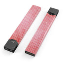 Fading Red and White Snowflake Pattern - Premium Decal Protective Skin-Wrap Sticker compatible with the Juul Labs vaping device