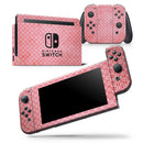 Fading Red and White Snowflake Pattern - Vinyl Skin Wrap for Nintendo Switch 2, OLED, Lite, Pro Controller, Wii & Classic Handhelds