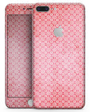 Fading Red and White Snowflake Pattern - Skin-kit for the iPhone 8 or 8 Plus