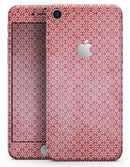Fading Red and White Snowflake Pattern - Skin-kit for the iPhone 8 or 8 Plus