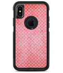 Fading Red and White Snowflake Pattern - iPhone X OtterBox Case & Skin Kits