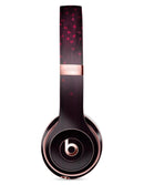 Falling Micro Hearts Over Burgundy Planks of Wood 2 Full-Body Skin Kit for the Beats by Dre Solo 3 Wireless Headphones