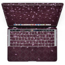 MacBook Pro with Touch Bar Skin Kit - Falling_Pink_Petals_Over_royal_Burgundy_Pattern-MacBook_13_Touch_V4.jpg?