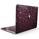 MacBook Pro with Touch Bar Skin Kit - Falling_Pink_Petals_Over_royal_Burgundy_Pattern-MacBook_13_Touch_V9.jpg?