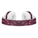 Falling Pink Petals Over royal Burgundy Pattern 2 Full-Body Skin Kit for the Beats by Dre Solo 3 Wireless Headphones