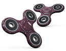 Falling Pink Petals Over royal Burgundy Pattern Full-Body Fidget Spinner Skin-Kit
