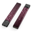 Falling Pink Petals Over royal Burgundy Pattern - Premium Decal Protective Skin-Wrap Sticker compatible with the Juul Labs vaping device