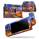 Fast City Life - Skin Wrap Decal for Nintendo Switch Lite Console & Dock - 3DS XL - 2DS - Pro - DSi - Wii - Joy-Con Gaming Controller
